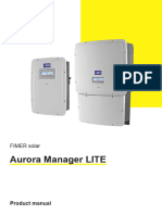 FIMER AURORA-Manager-LITE-ProductManual Rev A EN 0 0