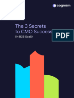 The 3 Secrets To CMO Success (In B2B SaaS)