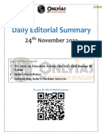 24 November 2023 - Daily Editorial Summary - English - Jitendra Kumar