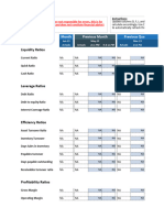 Datarails Financial Ratios Template