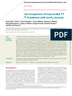 Chin-Optimization and Comparison of Myocardial T1 Techniques at 3T in Patients With Aortic Stenosis - 2014-Eur Heart J Cardiovasc Imaging