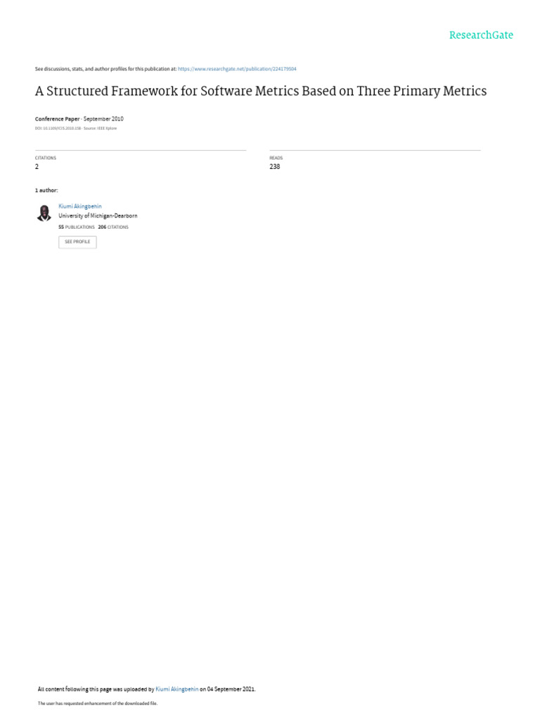 A king behin metrics paper pdf software reliability engineering