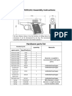 Baby M1911A1 Assembly InstructionsEnglish Version