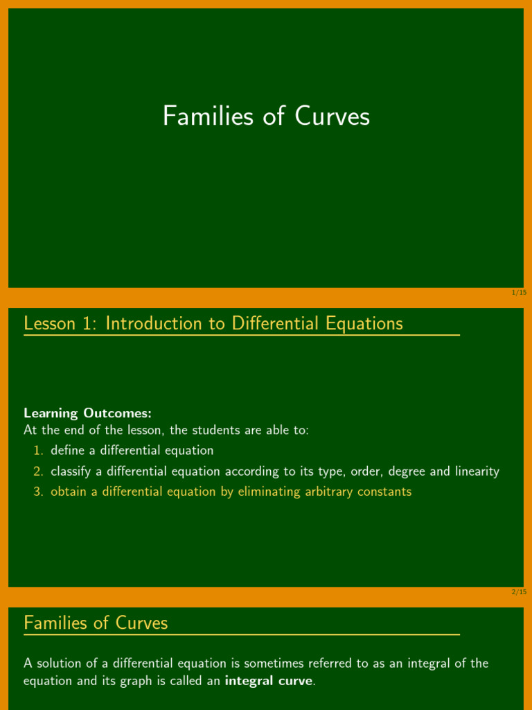 Intro to Differential Equations | PDF | Tangent | Equations
