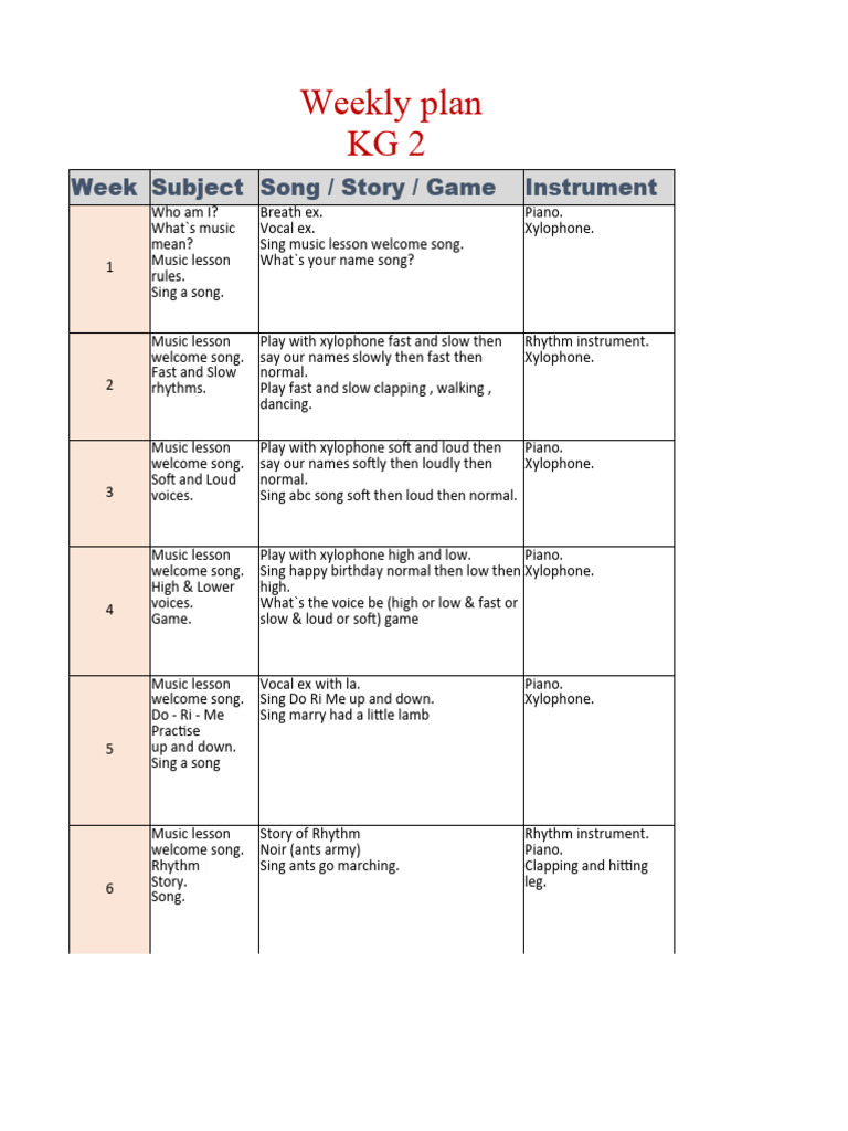 weekly-plan-kg2-week-subject-song-story-game-instrument-pdf