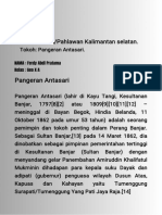 FERDY ABDI PRATAMA Tema Kalimantan Tokoh Pangeran Antasari