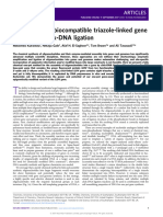 Assembly of A Biocompatible Triazole-Linked Gene