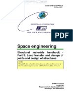 ECSS E HB 32 20 PART 3A Space Engineering Structural Materials Handbook Part 3 Load Transger and Design of Joints and Design of