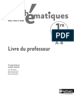 Livre Du Professeur: Bacpro