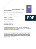 A Novel Colorimetric and Fluorometric Probe For The Detection of CN With Highselectivity in Aqueous Media