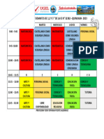 Horario de Los Estudiantes 2023