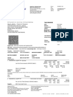 Delhi To Hyderabad Invoice