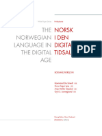 The Norwegian Language in The Digital Age