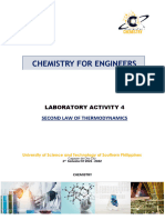 Group 2activity 4 Entropy and The Second Law of Thermodynamics