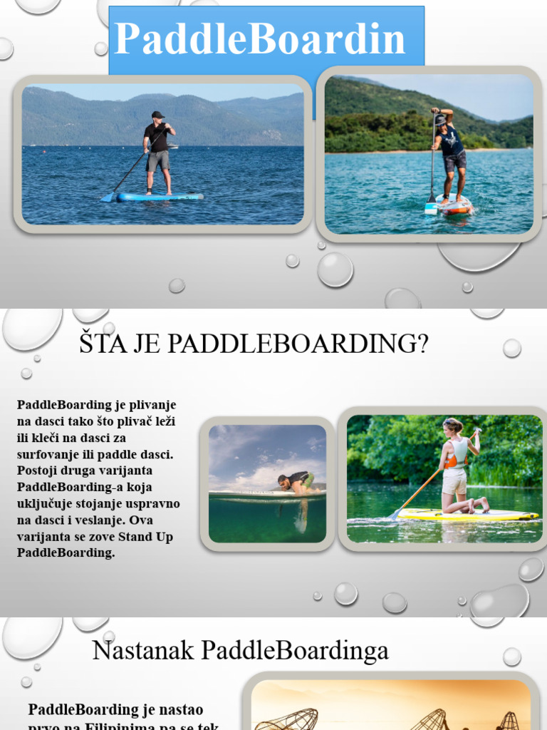 Paddle Boarding | PDF