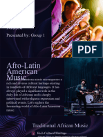 Afro Latin American Music