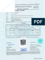 Yarn BLG - Cylinder & Rebar Test Report