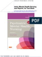 2014 Psychiatric Mental Health Nursing Revised Reprint 5e Test Bank