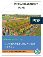 5.2 & 5.3 Horticulture Notes कृषि सेवक
