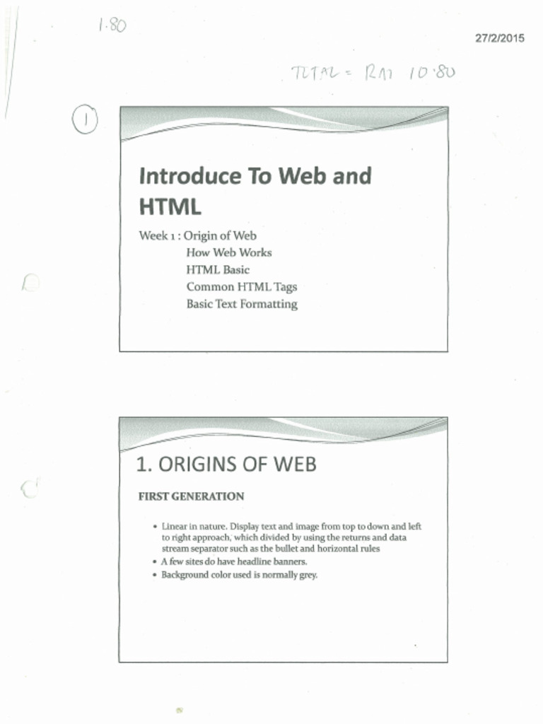 HTML N Css Notes | PDF