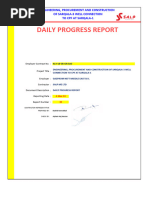 Daily Progress Report: Engineering, Procurement and Construction of Sarqala-3 Well Connection To CPF at Sarqala-1