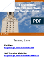 Service Desk Fulfiller Training