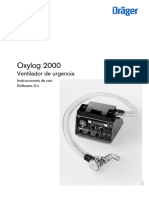 Respirador Transporte Oxylog 2000 Manual de Usuario
