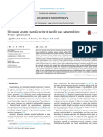 3-2015 - Ultrasound Assisted Manufacturing of Paraffin Wax Nanoemulsions Process Optimization