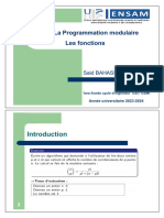 Chapitre 2 La Programmation Modulaire Les Fonctions