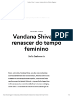 Vandana Shiva - O Renascer Do Tempo Feminino - Electra Magazine
