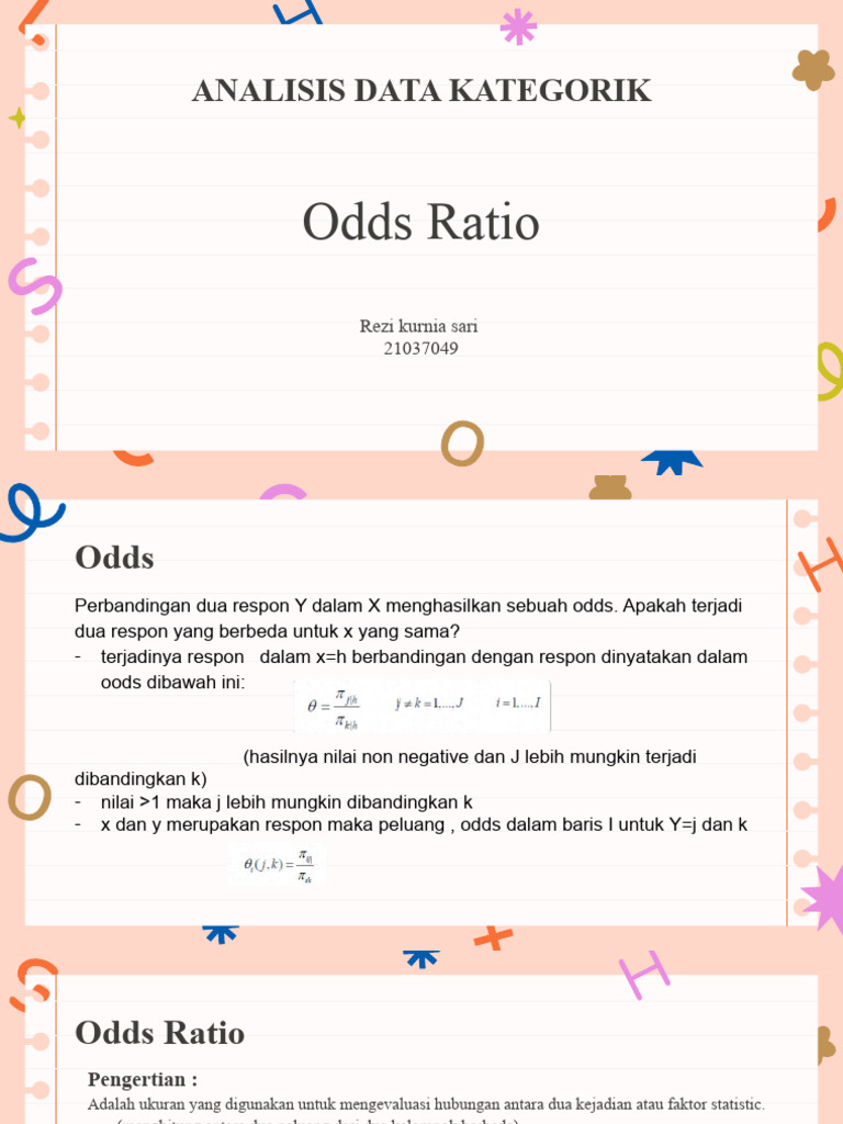 Hubungan Odds Ratio dan Relative Risk | PDF | Seni & Disiplin Bahasa ...