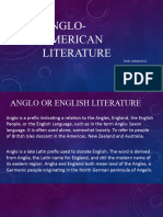 Anglo American Literature