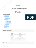 Ansys Fluent Simulation Report Side