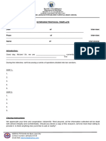 Interview Protocol