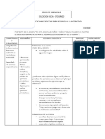 Sesion de Aprendizaje Educacion Fisica 6 2 2020