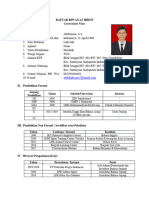 Daftar Riwayat Hidup