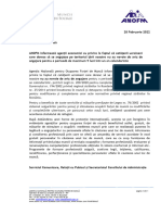 Comunicat de Presa - Angajare Cetateni Ucraineni Pe Teritoriul Romaniei