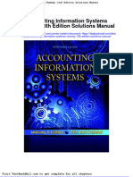 Accounting Information Systems Romney 13th Edition Solutions Manual