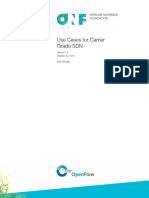 TR-538 Use Cases For Carrier Grade SDN
