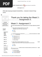 Introduction To Internet of Things - Unit 5 - Week 3