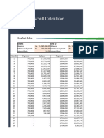 Debt Snowball Formula