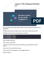 Belajar C-Array