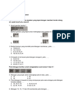 Kelas 4 Matematika PTS