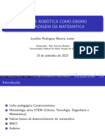 O Uso Da Robótica Como Ensino Aprendizagem Da Matemática