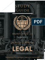 Legal - Study Guide - Iafmun 2023