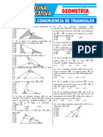 Ejercicios de Congruencia de Triangulos Pagina Educativa