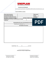 Plano de Atividade Do Termo de Compromisso - Pedagogia Uniplan-1