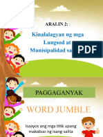 Kinalalagyan NG Mga Lungsod at Munisipalidad Sa NCR: Aralin 2