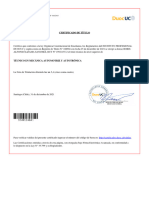 Certificado de Titulo