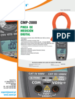 HT77 TRMS Pinza amperimétrica profesional DETECTORA DE FUGAS